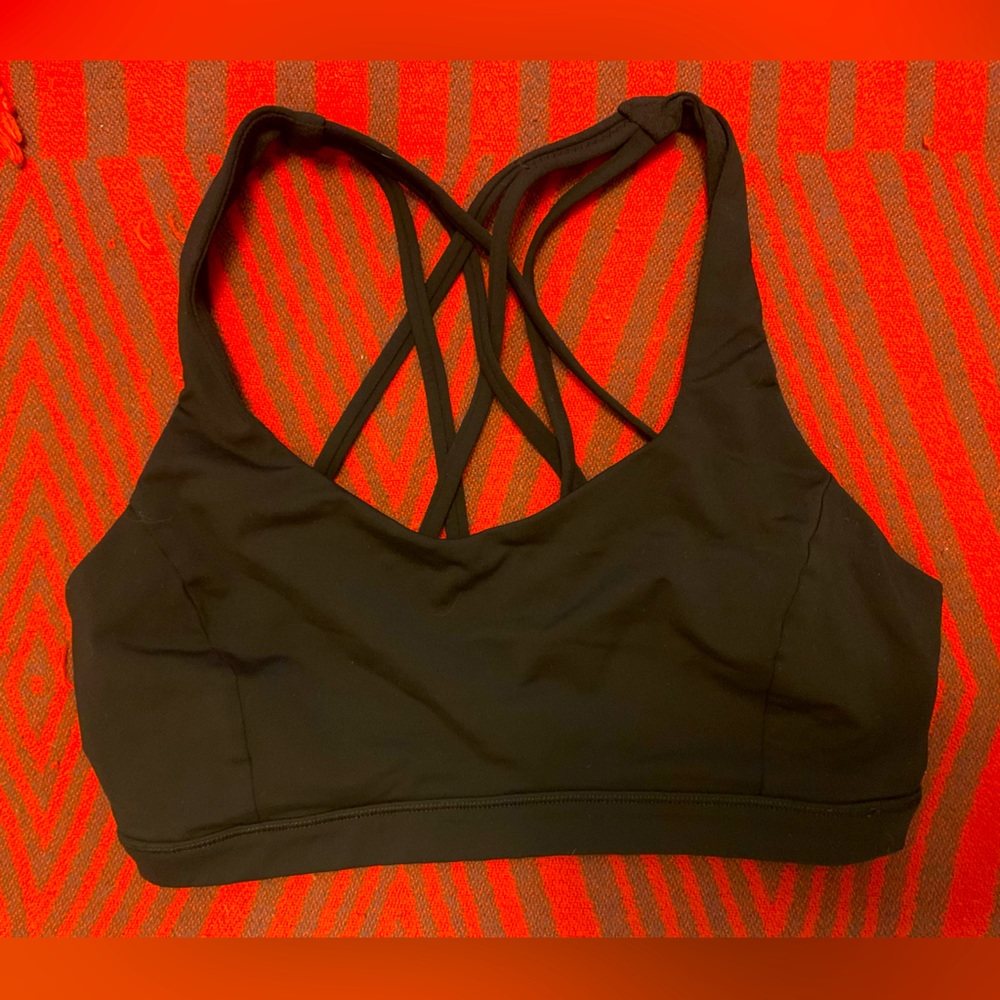 Lululemon black sports bra